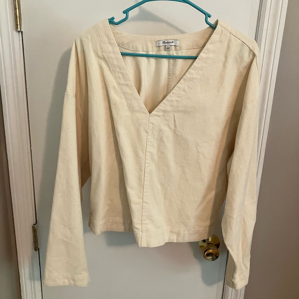 Madewell Women’s Long Sleeve Textured Top